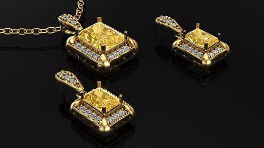 set of diamond jewelry