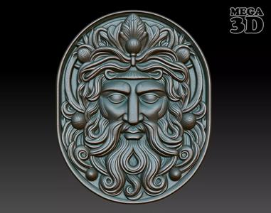 Roman Shaman basrelief 08 241010