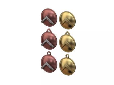 Spartan Shield Pendant