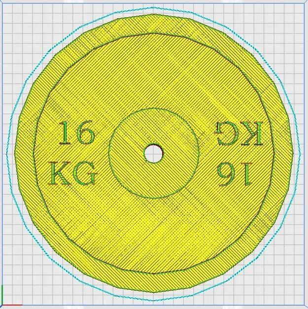 Bumper Plate 16 Kg
