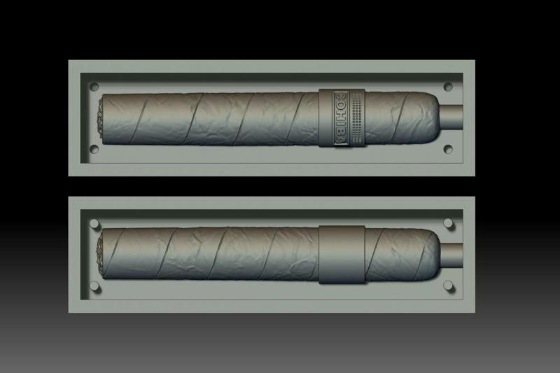 3D mold Cigar Ready