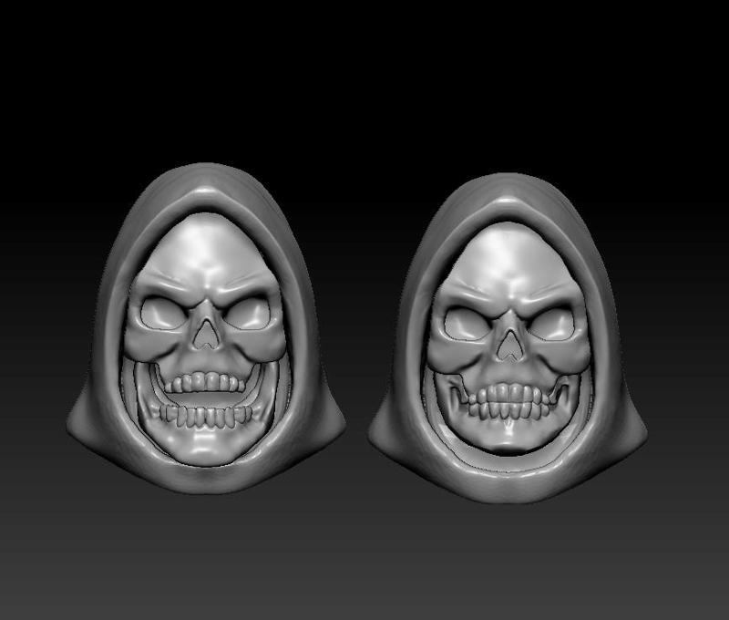 Double head Skeletor Filmation for action figure