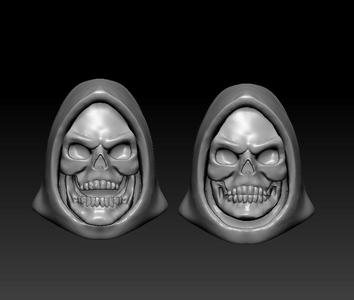 Double head Skeletor Filmation for action figure