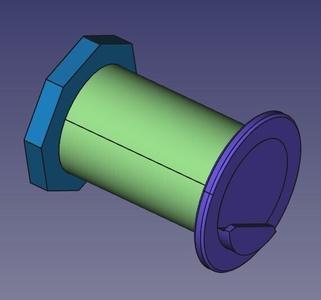 Ball bearing mount for filament rollers