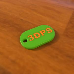 Multi-Color Logotip Keychain
