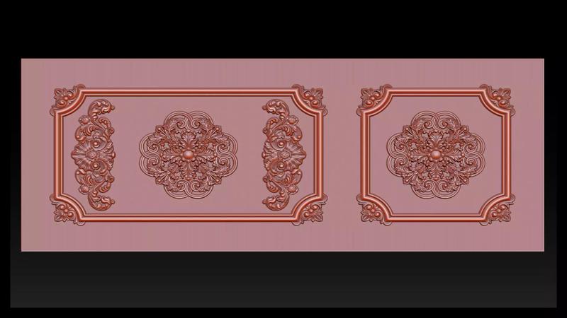 Carved door for CNC router