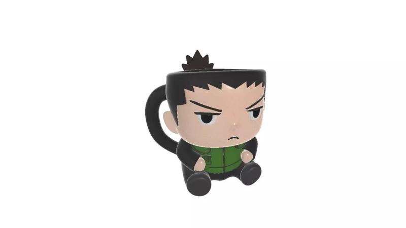 Shikamaru Nara Inspired Chibi Mug  Fun Anime Drinkware