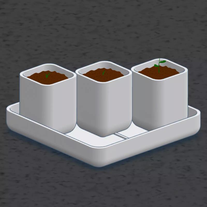 SLIDING POTS  Small Plants Macetas Correderas