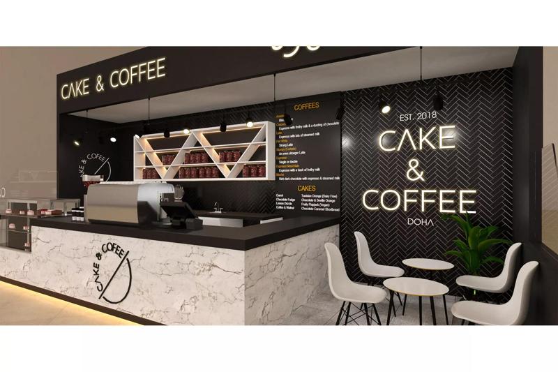 KIOSK one coffee cake and coffee shop design
