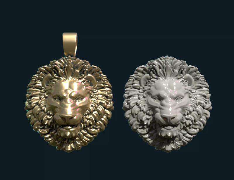 Lion Head Pendant