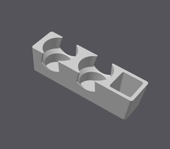 BMW E34 cup holder 330 & 250 ml