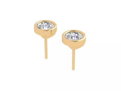 Round stone Stud