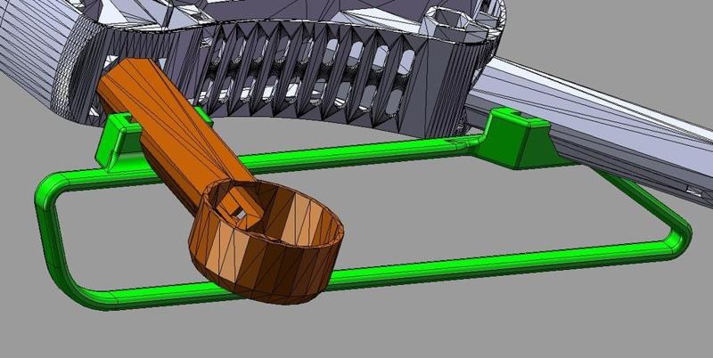 T4 Mini 250 quad landing skid.