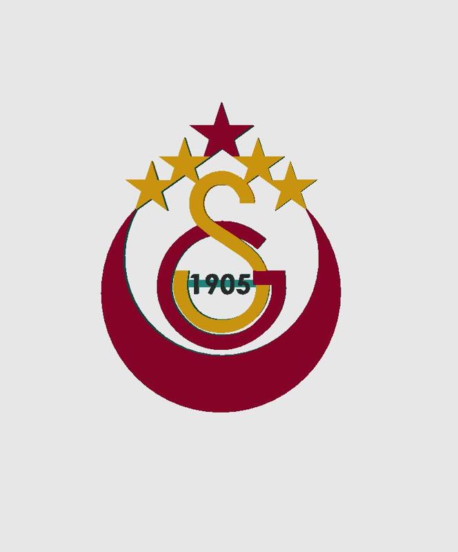 GALATASARAY 5 YILDIZ BAYRAK TEMALI DUVAR SÜSÜ