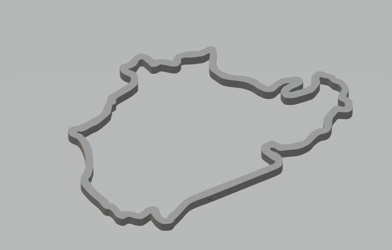 Nürburgring Nordschleife LED 3D wall mural