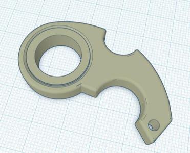 Karambit Fidget Spinner ( no bearing)
