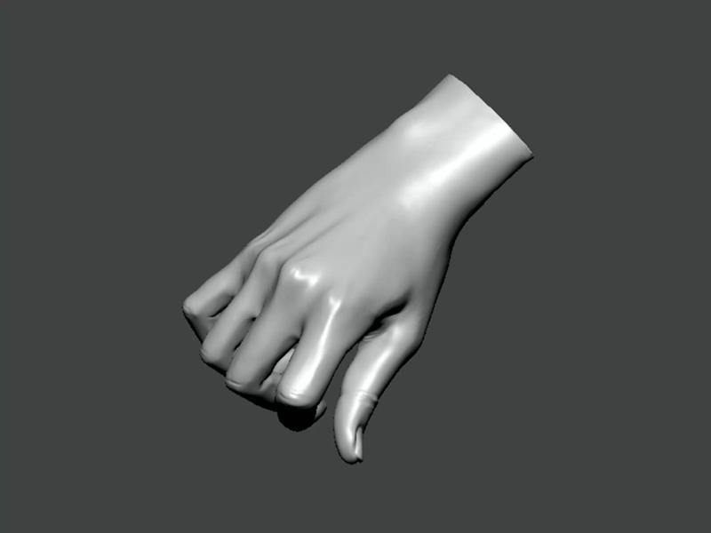 3D Model-HAND0030 hand