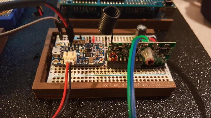Adafruit Perma-Proto Half-sized Breadboard PCB Slide Mount
