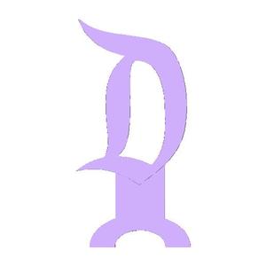 Disneyland "D" - Loungefly Backpack Display Hook