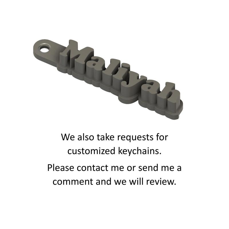 Maliyah Keychain / Keyring