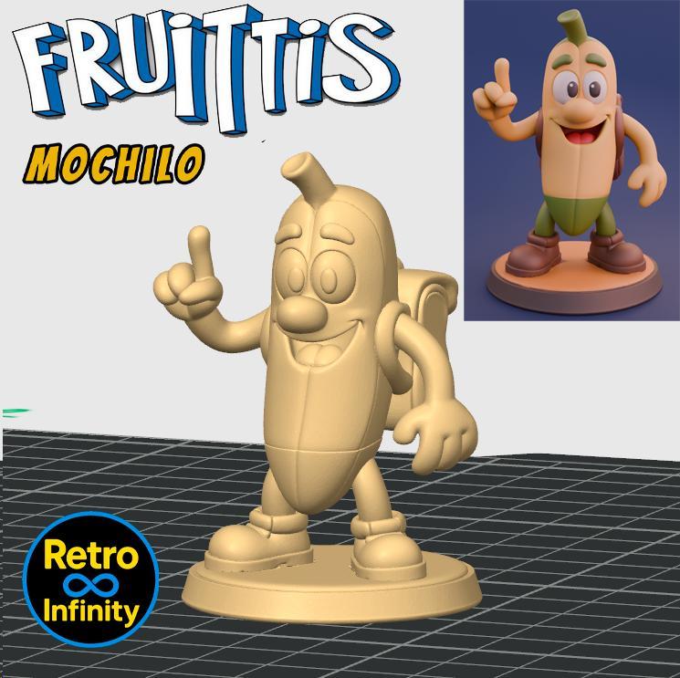 Mochilo - The Fruittis 3D figure Retro Infinity style (60mm) | vinyl collectible