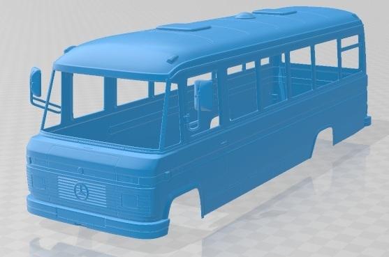 Mercedes Benz O 309 1979 Printable Body Bus