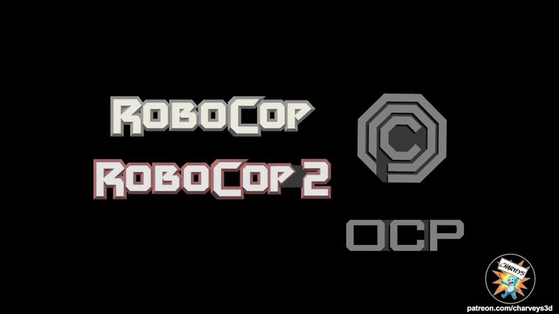 Robocop (1987) & Robocop 2 Logos & Emblems