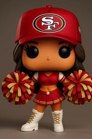FUNKO POP CHEERLEADER  San Francisco 49ers