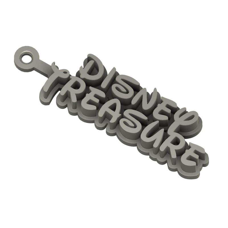 Disney Treasure Keychain / Keyring
