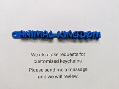 Animal Kingdom Keychain