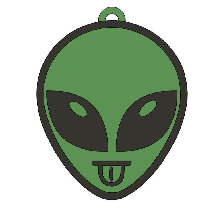 Alien Keychain || Alien Key Chain