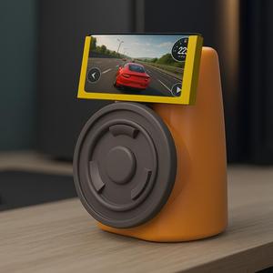 Phone Holder with Steering Wheel – Racing Game Simulator