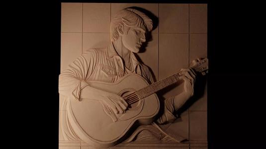 Guitarist CNC 3d Print High Relief Sand Casting