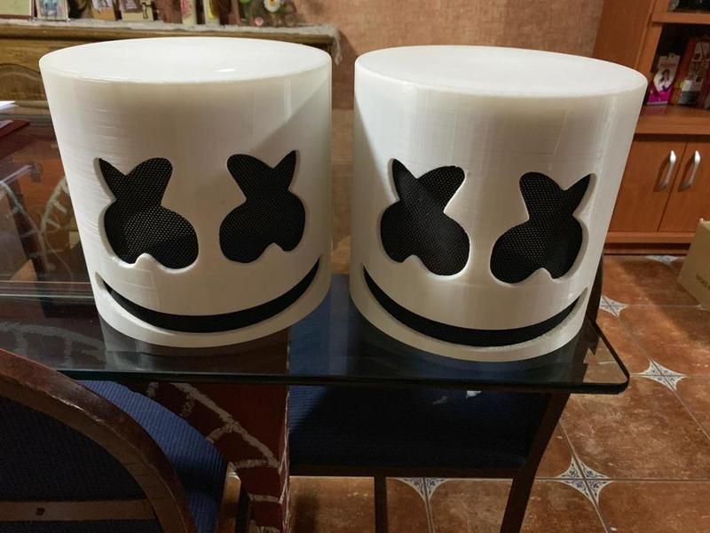 Mascara de Marshmello