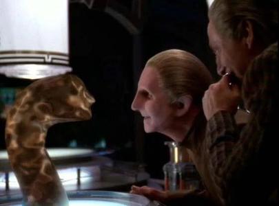 Young Changeling in petri dish- Star Trek DS9
