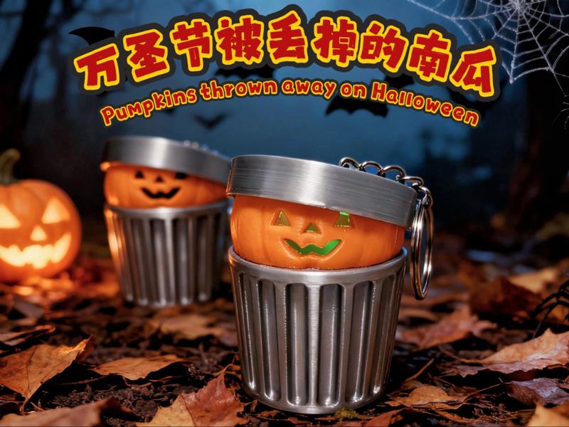 万圣节被丢掉的南瓜（适配2款拍拍灯）