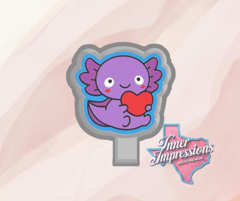 Cute Axolotl Freshie Mold
