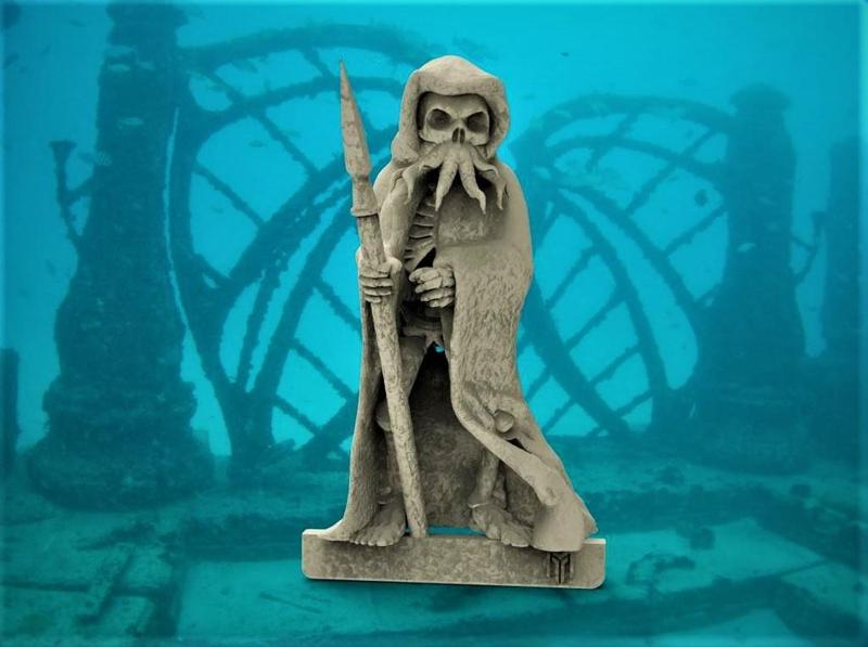 28mm Cthulhu Undead Mind Flayer Miniature