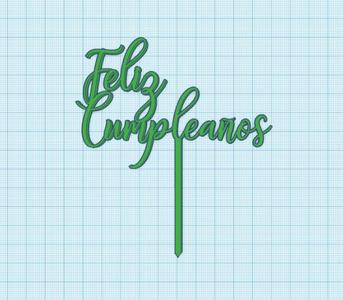 happy birthday topper