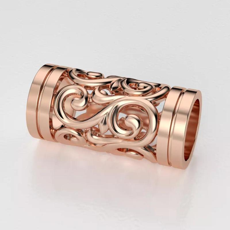 The bead on leather rope