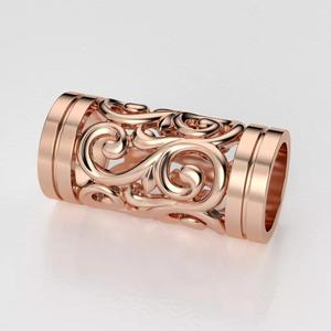 The bead on leather rope