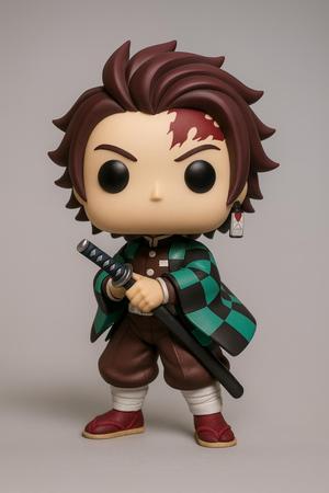 👺 TANJIROU KAMADO DEMON SLAYER FUNKO POP STYLE – STL Fan Art Model