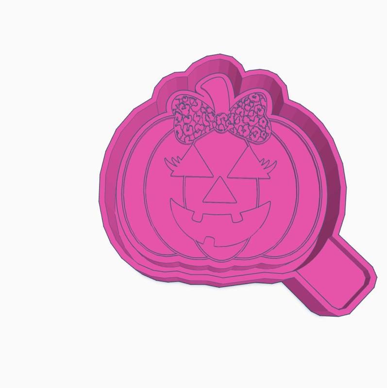 Girl Pumpkin Mold Housing STL
