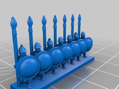 Greek and Macedonian Infantry Army 10mm