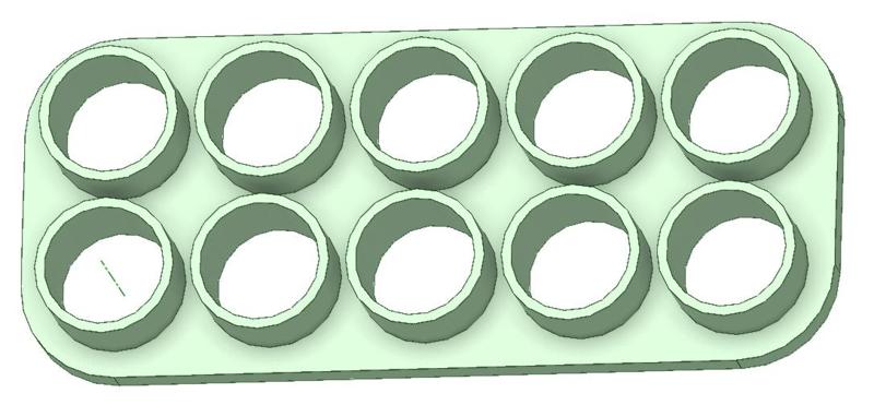 Multicutter circles 10mm x 10 units cutter