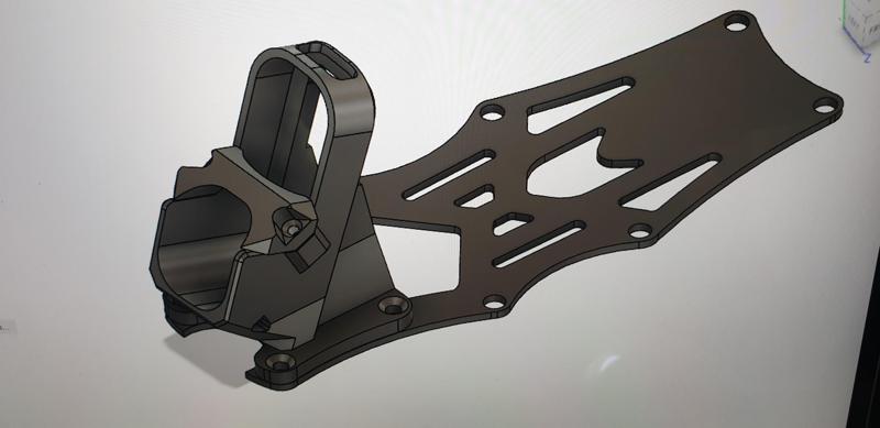 AOS 5.5  Mount for Thumb Pro 4k camera. Vibration free design