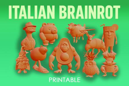 Italian brainrot Characters v3