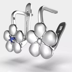 Jewelry two FLOWER earrings - Printable  STL