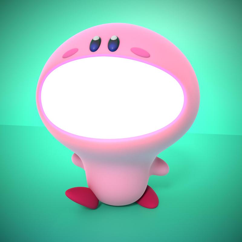 Light Bulb kirby fanart - Kirby and the Forgotten Land 3D print model