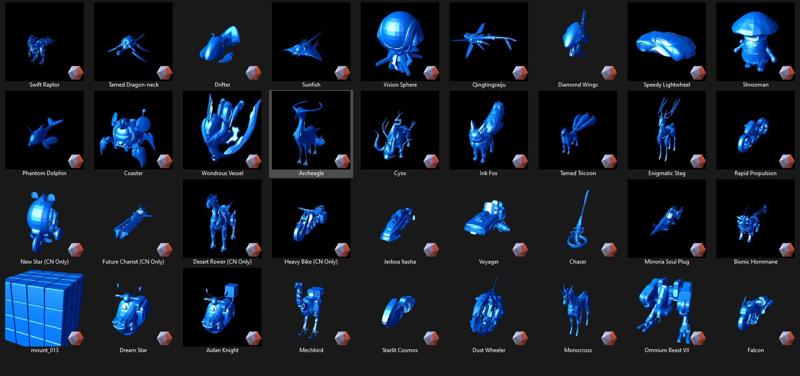 Tower of Fantasy - Mounts Pack [37 Printable Mounts].